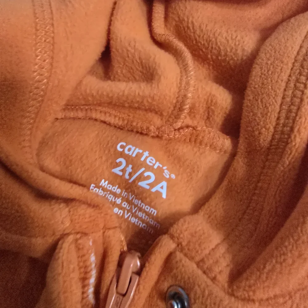 Orange Pumpkin Jack O Lantern Jumpsuit 2T - Picture 2 of 5